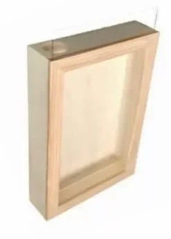 Best Hucha con Cristal de Madera 30x20cm Maderas