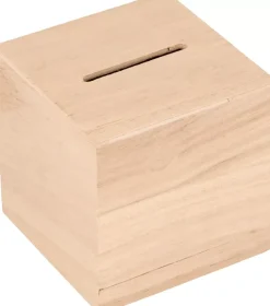 Clearance Hucha Cubo de Madera Maderas