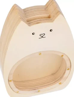 New Hucha Gato De Madera Maderas