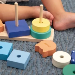 Juguete educativo de madera Animal Towers Infantil