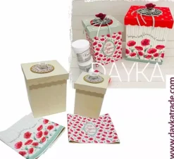 Outlet Kit 2 Cajas Amapolas Organización|Maderas