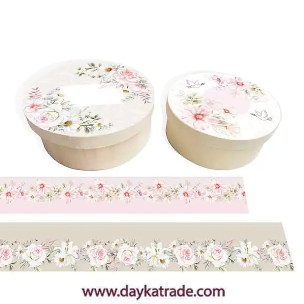 Best Kit 2 Cajas Prediseñadas Redondas Dayka Organización