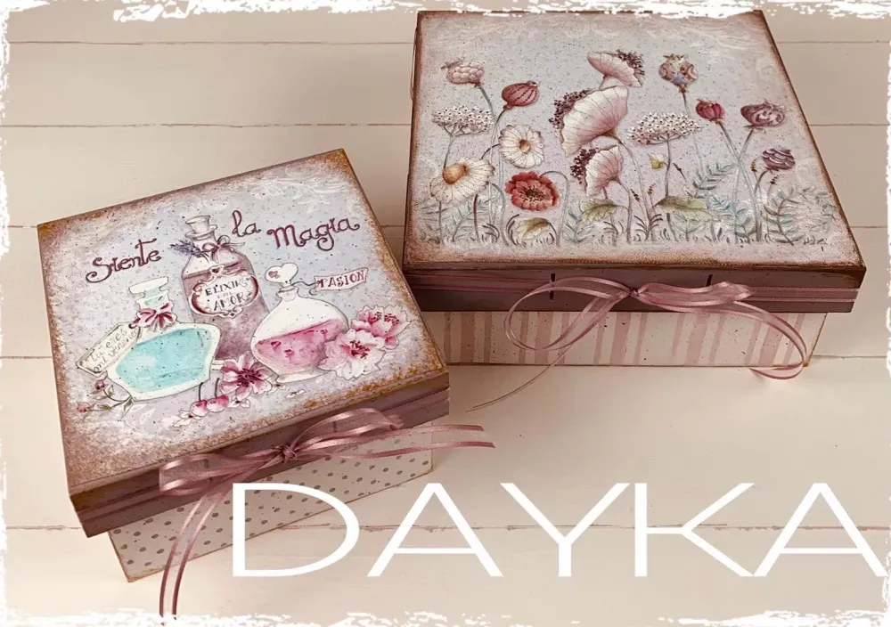 New Kit 2 Cajas Prediseñadas "Siente la magia" Dayka Organización
