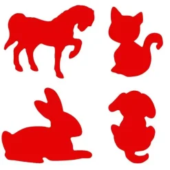 Online Kit 4 Perforadoras Animales 10003017 Perforadoras