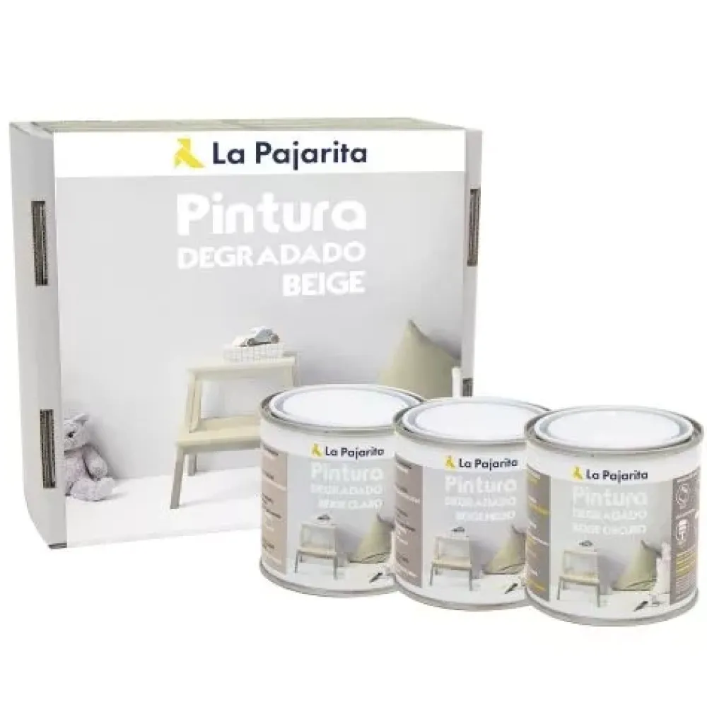 Outlet Kit 3 Pintura Degradado Beige 250ml Pinturas Acrílicas
