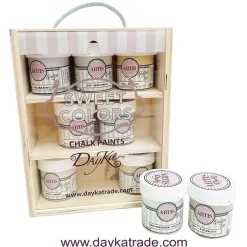 Discount Kit 9 pinturas Chalk Artis Pastel Dayka Pinturas Chalk Paint