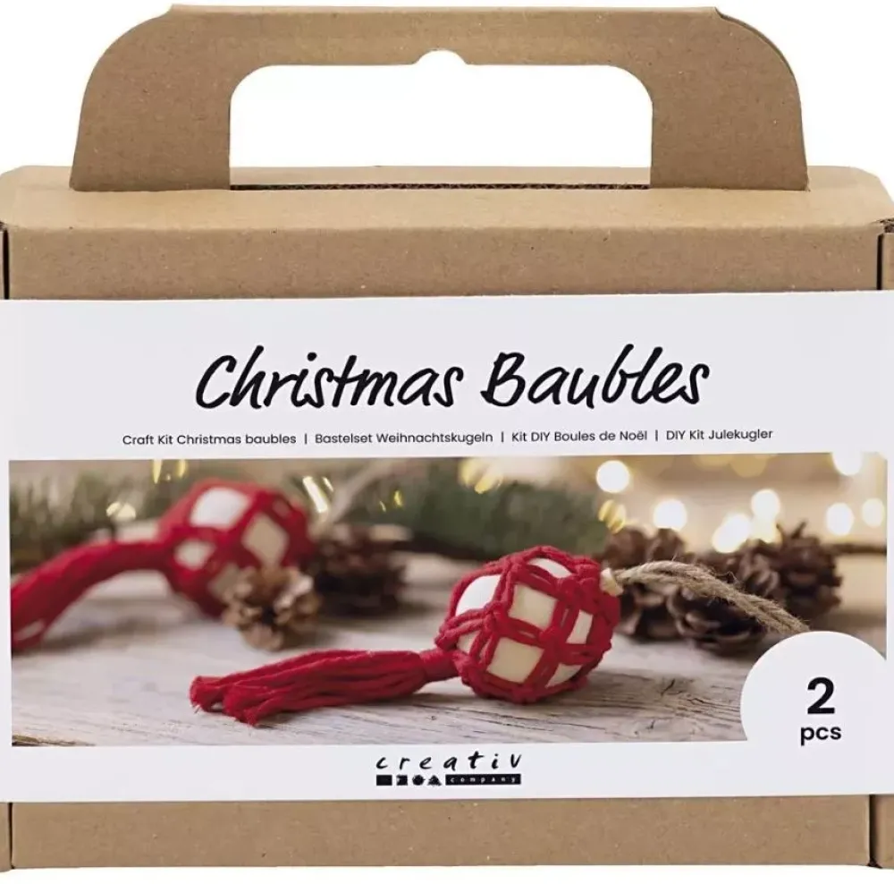 Best Kit adornos de Navidad macramé Navidad