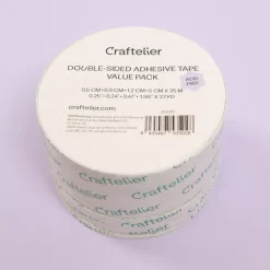 Kit Ahorro Cinta Adhesiva Doble Cara Goma Eva Fofuchas