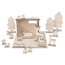 Discount Kit 3D de Madera Cabaña en el Bosque Maderas