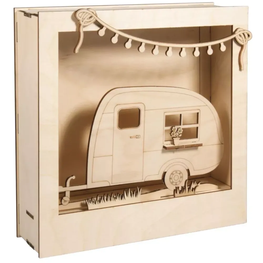 New Kit 3D de Madera Caravana Maderas