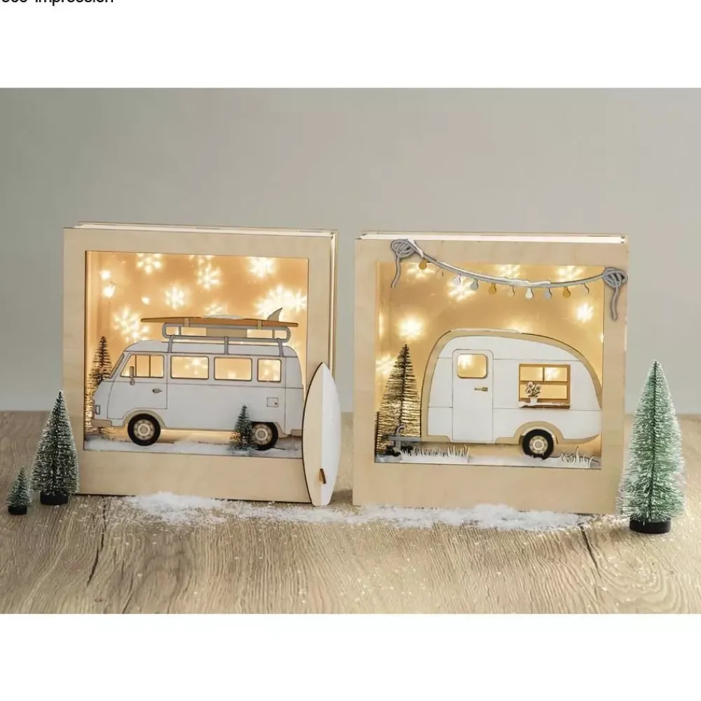New Kit 3D de Madera Caravana Maderas