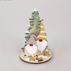 Outlet Kit 3D de Madera Gnomos Navidad