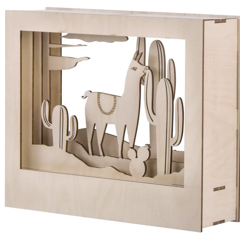 Discount Kit 3D de madera Llama Maderas