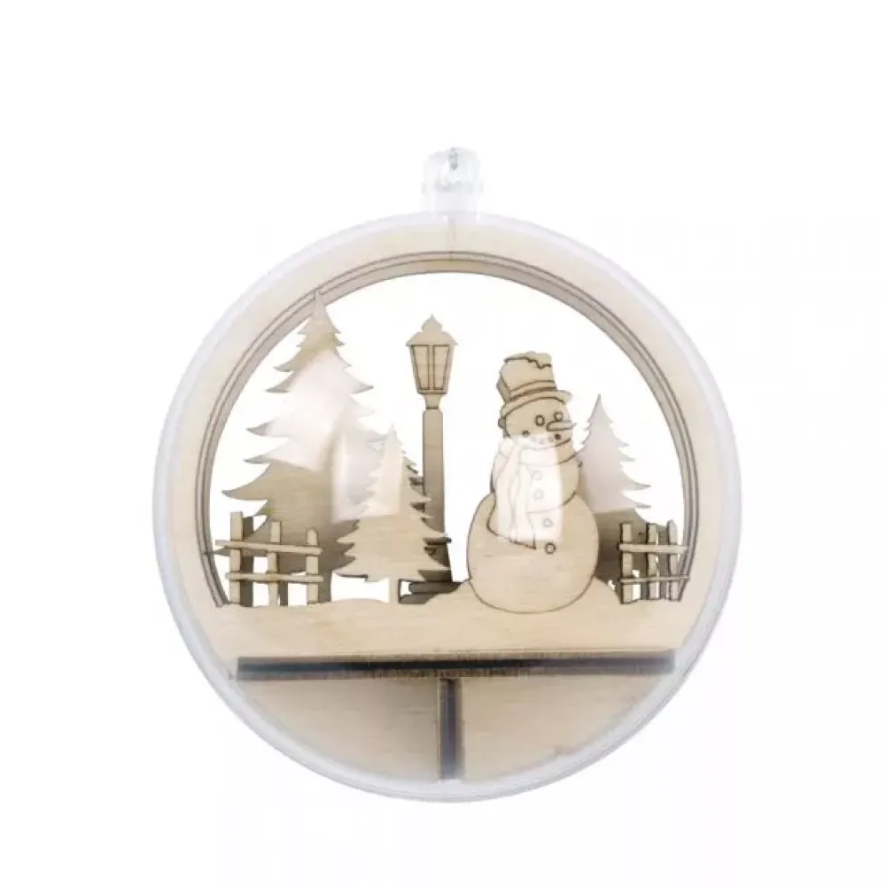 Sale Kit 3D de Madera Muñeco de Nieve Maderas|Navidad