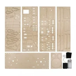 Hot Kit 3D de Madera Pueblo Alpino Maderas|Navidad