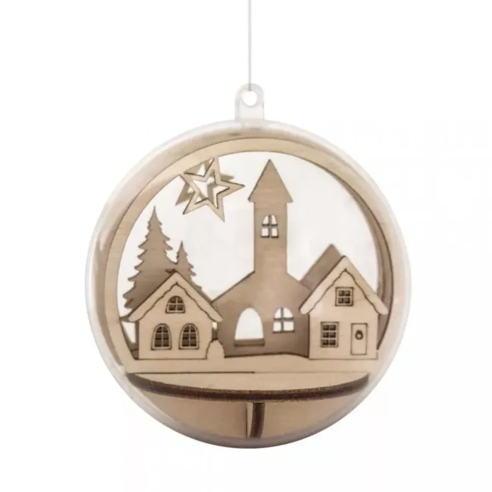 Hot Kit 3D De Madera Pueblo de Invierno Maderas|Navidad