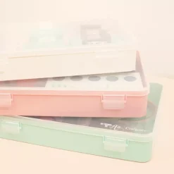 Sale Kit de 3 Cajas de Organización Blancas Organización