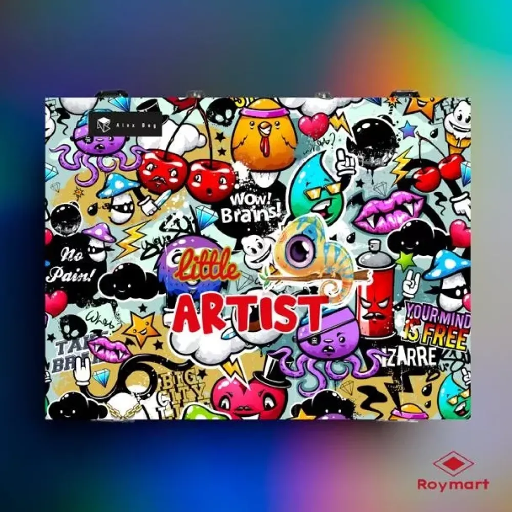 Sale Kit de Dibujo 53 Piezas Gama Little Artist Grafitti Niños Niños Y Regalos
