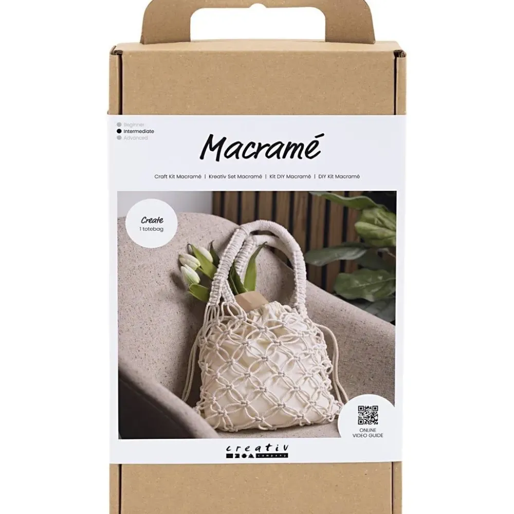 Kit de manualidades bolsa de macramé Macramé