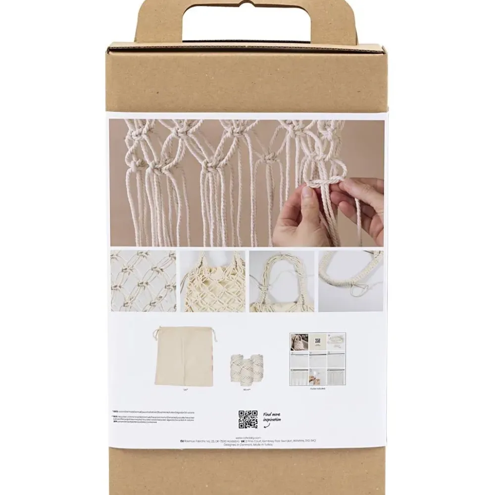Kit de manualidades bolsa de macramé Macramé