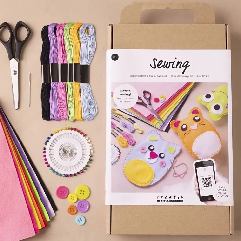 Best Kit de manualidades Costura Niños Niños Y Regalos|Telas, Sedas Y Fieltro