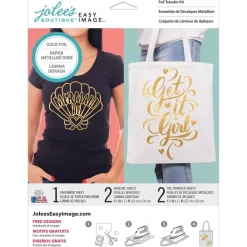 Clearance Kit De Transferibles Para Telas Gold Foil Silhouette