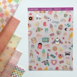 Hot Kit de vellums Retro 15x20cm Papeles
