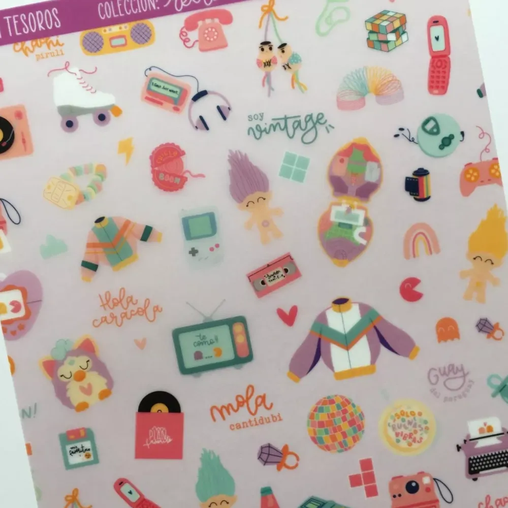 Hot Kit de vellums Retro 15x20cm Papeles