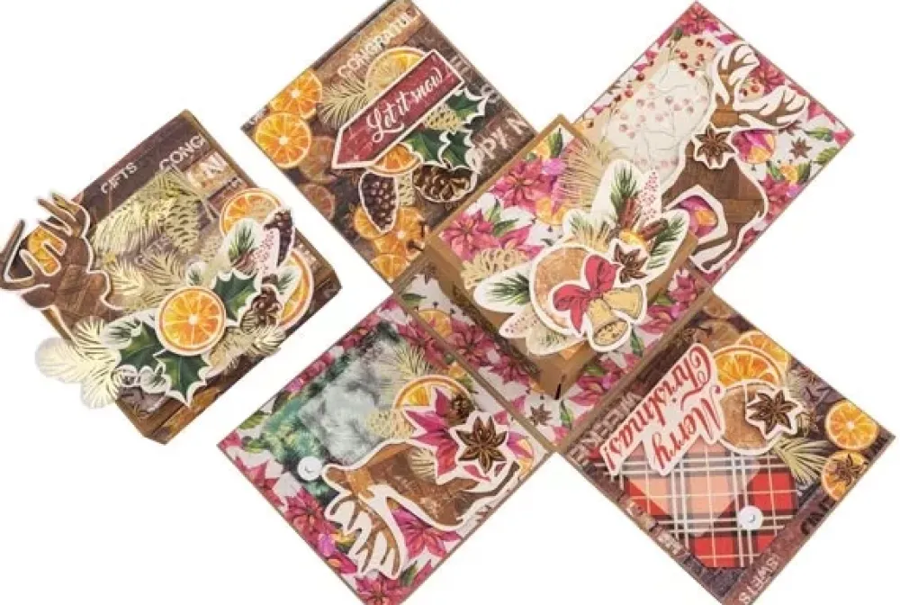 Discount Kit Explosion Gift Box Navidad