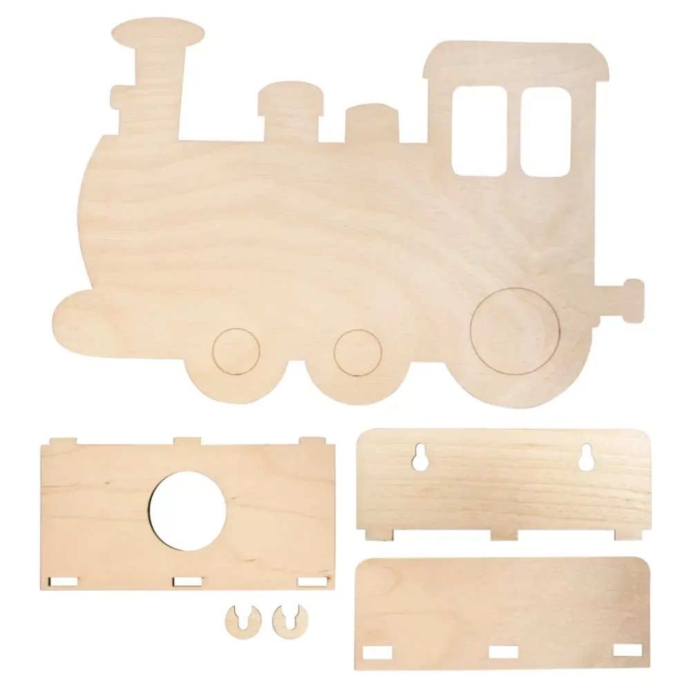 Outlet Kit Lámpara de Madera Tren Maderas|Lámparas
