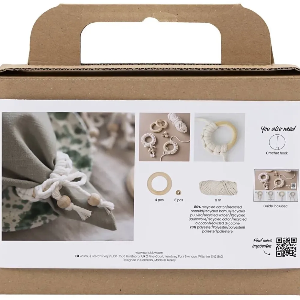 Hot Kit mini de manualidades Servilleteros Macramé Macramé