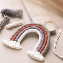 Hot Kit Mini de Manualidades Macramé Arcoíris Macramé