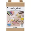 Clearance Kit mix creativo Llaveros Shrink Plastic Telas, Sedas Y Fieltro