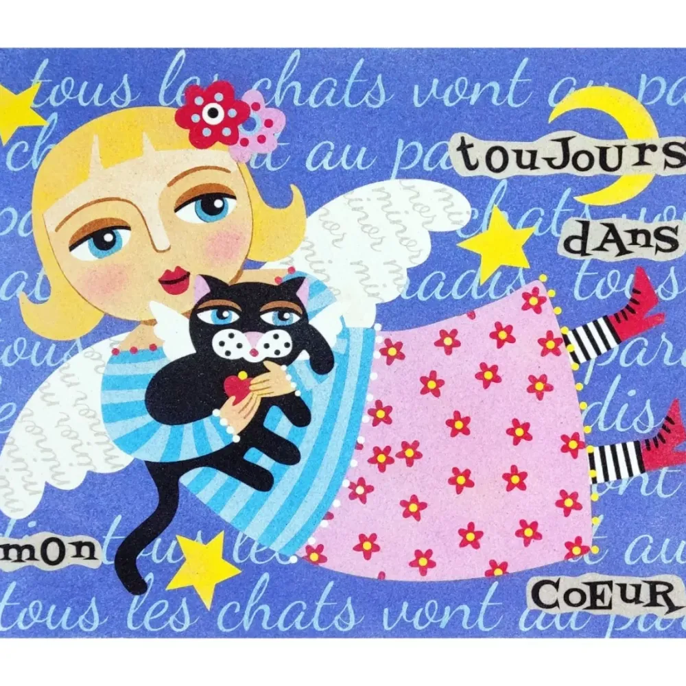Clearance Kit Pintar con Arenas de Colores Toujours Dans Mon Coeur 38x46cm Arenas