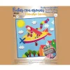 Hot Kit Pintar con Arenas de Colores Aviador 38x38cm Arenas