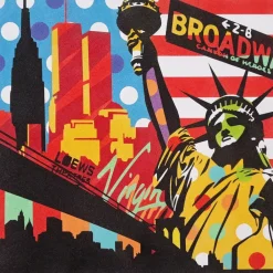 Clearance Kit Pintar con Arenas de Colores Nueva York Pop Art 38x38cm Arenas