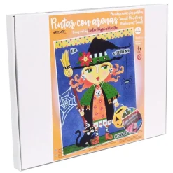 New Kit Pintar con Arenas de Colores La Vilaine Sorciere 38x46cm Arenas