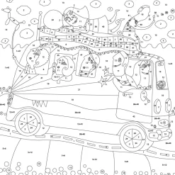 Best Kit Pintar con Arenas de Colores Excursión Bus 38x38cm Arenas