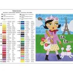 Outlet Kit Pintar con Arenas de Colores Oh La La 38x46cm Arenas