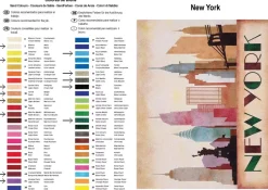 Hot Kit Pintar con Arenas de Colores Nueva York Skyline 38x46cm Arenas