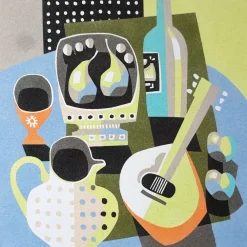 Discount Kit Pintar con Arenas de Colores Bodegón Naif Guitarra 38x38cm Arenas