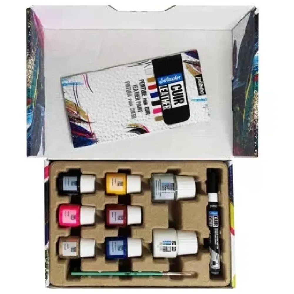 Kit Selección Setacolor Cuero Pinturas Acrílicas