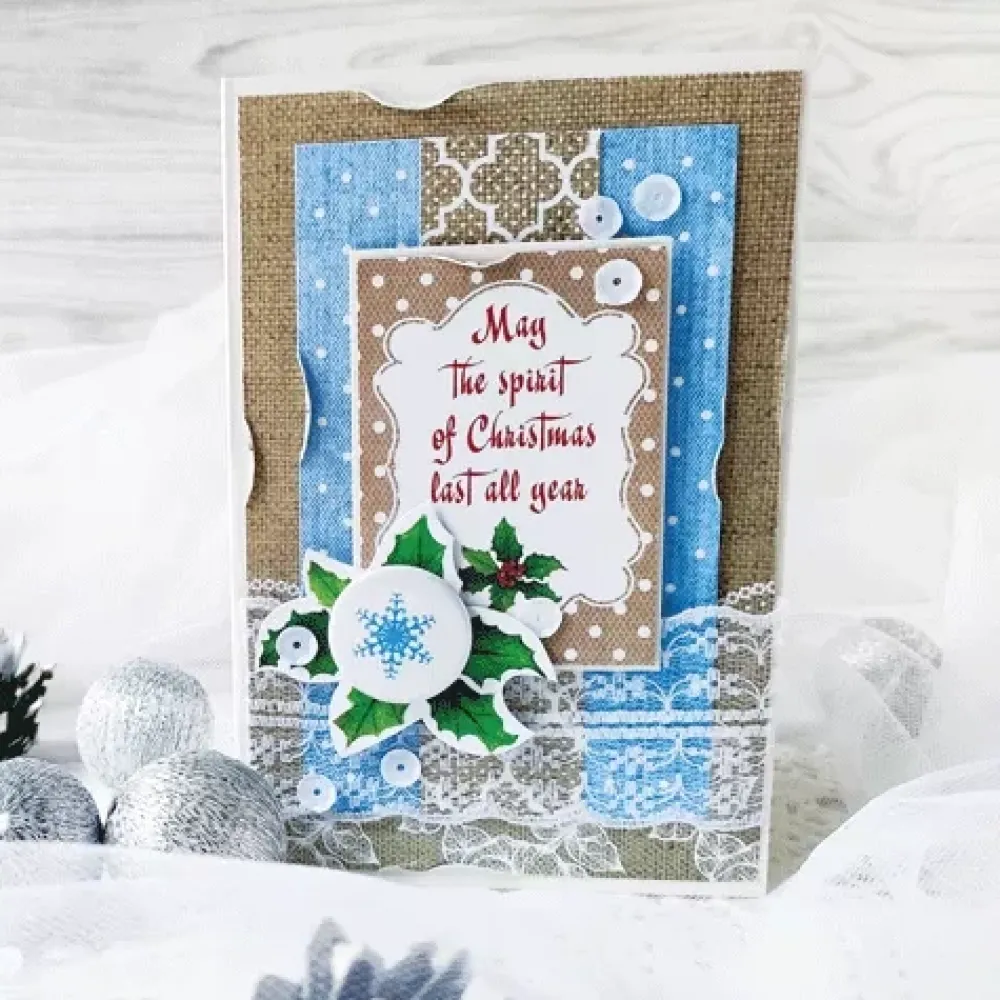 Outlet Kit Tarjetas Navideñas Christmas Greetings Navidad