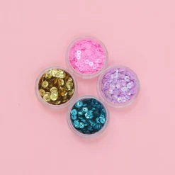 Online Lentejuelas Mini Rosa 4mm Bisutería