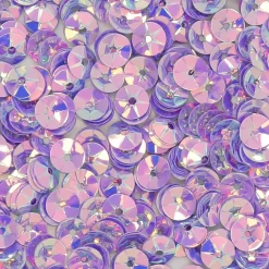 Lentejuelas Violeta 6mm Bisutería
