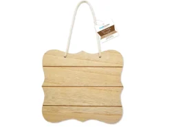 Letrero de madera Maderas