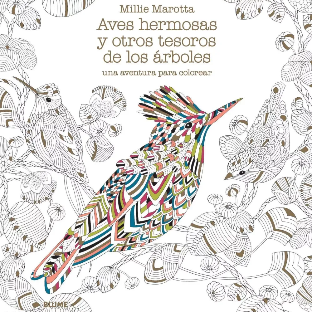 Clearance Libro para colorear Aves Hermosas y Otros Tesoros de los Árboles Colorear