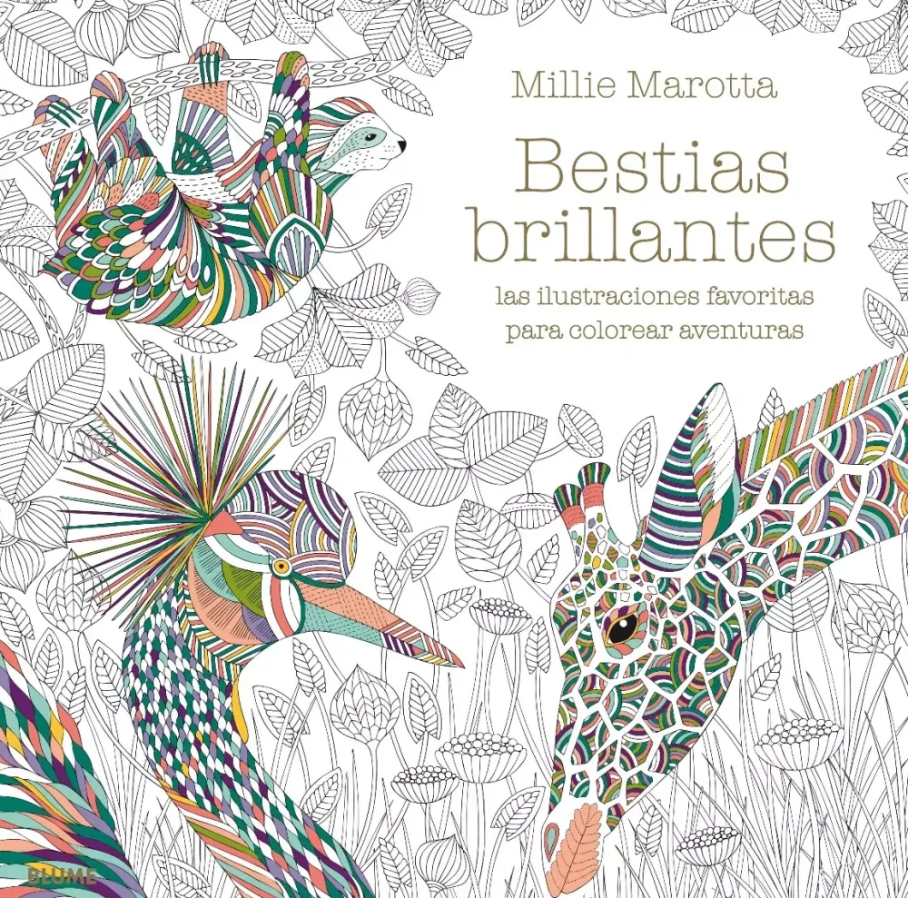 Outlet Libro para Colorear Bestias brillantes Colorear