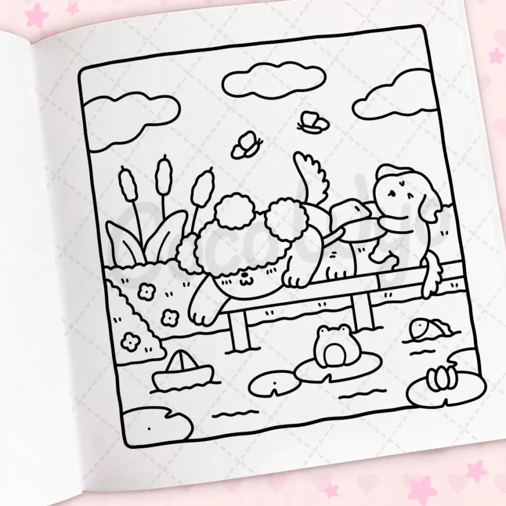 Discount Libro para colorear Cozy Cuties Infantil