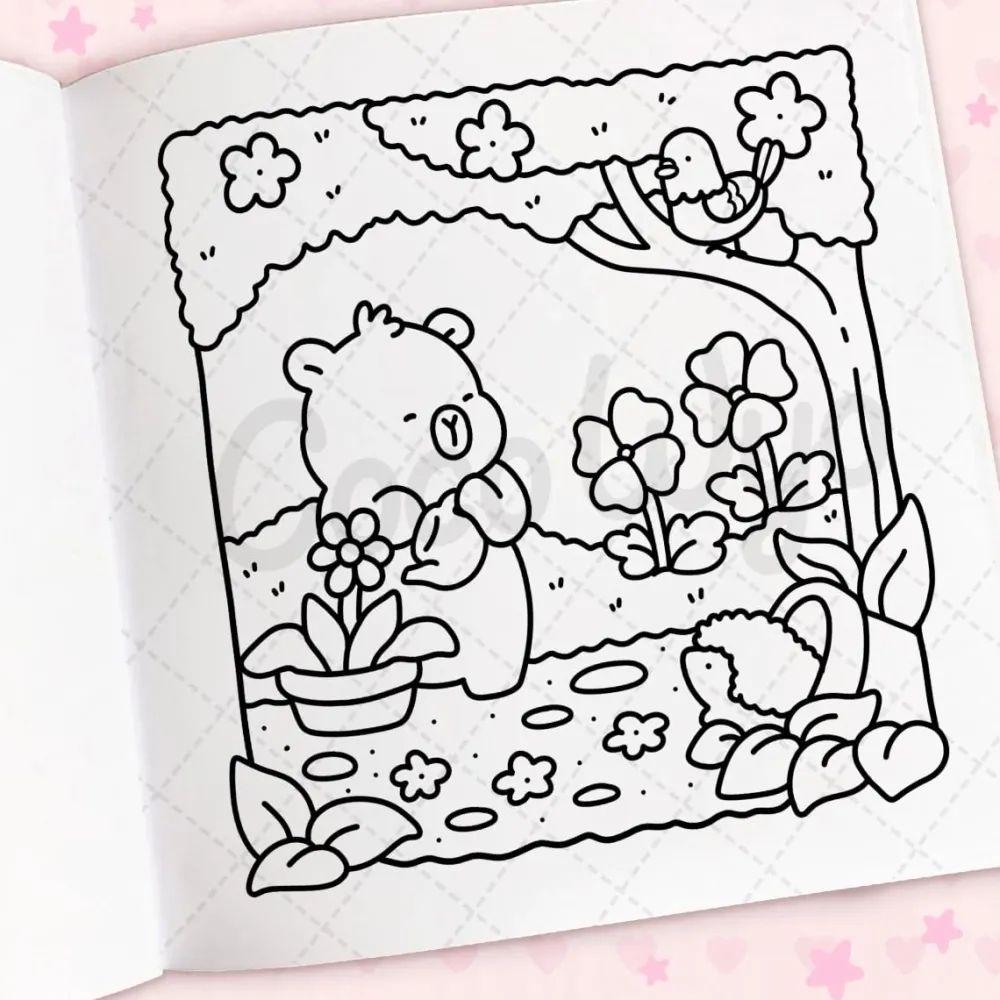 Discount Libro para colorear Cozy Cuties Infantil
